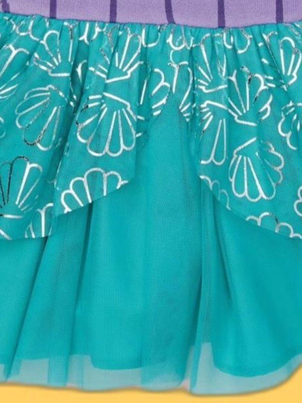 Disney Princess Ariel The Little Mermaid Tulle Dress BABY GIRL SIZE 18M NEW - Picture 5 of 6
